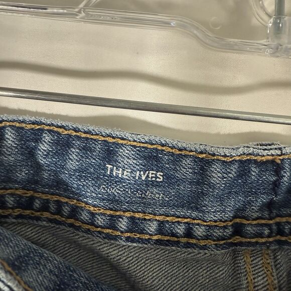 Adriano Goldschmied The Ives Jeans Men's 34x29 Medium Wash Denim Cotton Blend - Picture 4 of 13